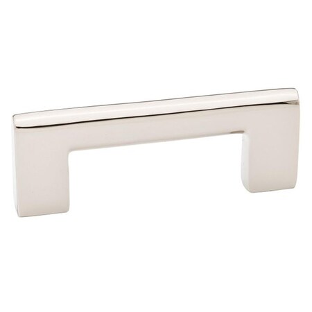 Patioplus 4 in. Center to Center Trail Cabinet Pull, Bright Nickel PA1631463